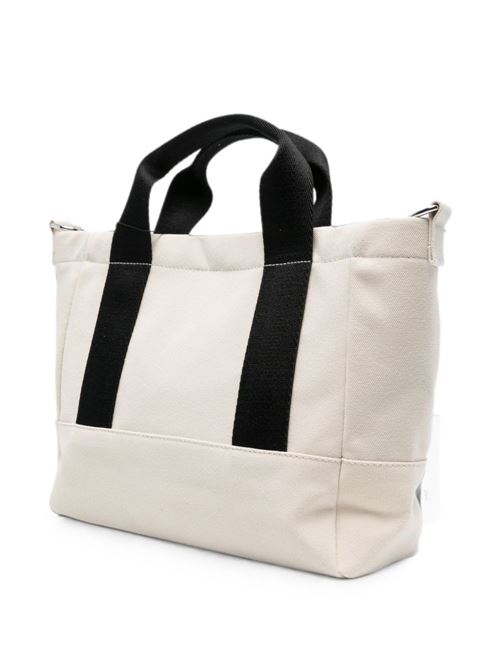 Borsa crossbody bambina Calvin Klein oatmeal color block con logo Calvin Klein Kids | IU0IU00697PDV